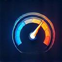 Internet speed gauge
